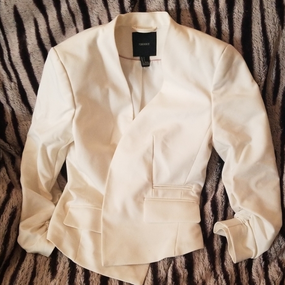 Forever 21 Jackets & Blazers - Cream dress jacket